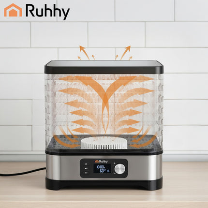 Mushroom Dehydrator med 5 skuffer og LCD-display