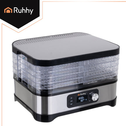 Mushroom Dehydrator med 5 skuffer og LCD-display