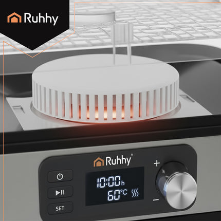 Mushroom Dehydrator med 5 skuffer og LCD-display