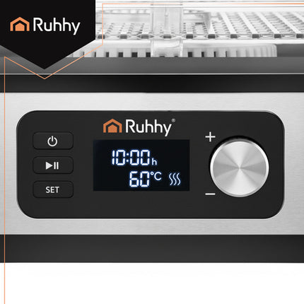 Mushroom Dehydrator med 5 skuffer og LCD-display