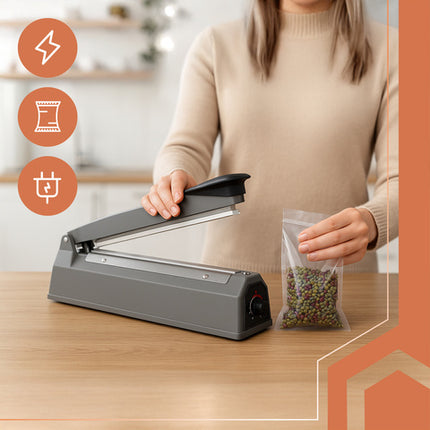 Foil sealer til effektiv indpakning med justerbar svejsetid