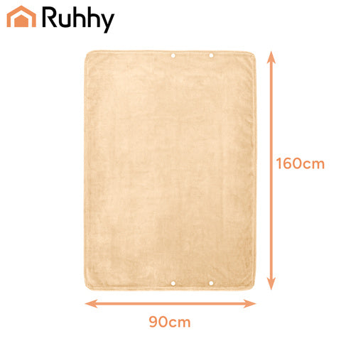 Varm og blød elektrisk tæppe til afslapning og komfort