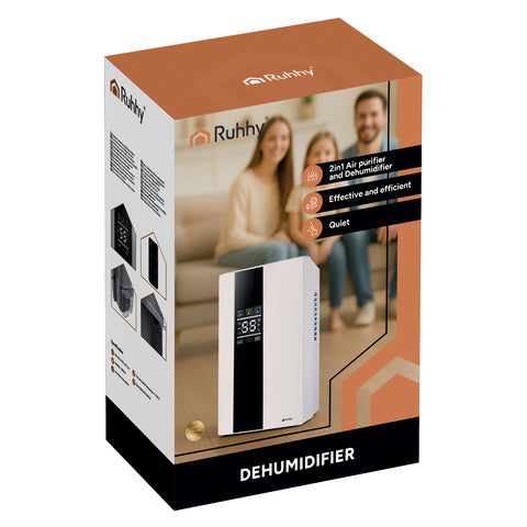 Ruhhy 2-i-1 luftaffugter og luftrenser til hjemmet