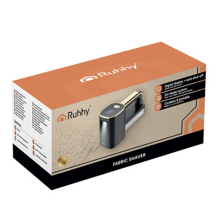 Trådløs stofshaver med LCD-display og LED-lys