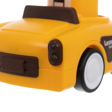 Farverige dyrebiler til sanseleg for børn 18m+