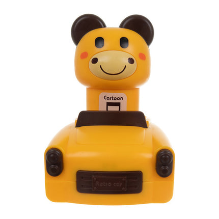 Farverige dyrebiler til sanseleg for børn 18m+