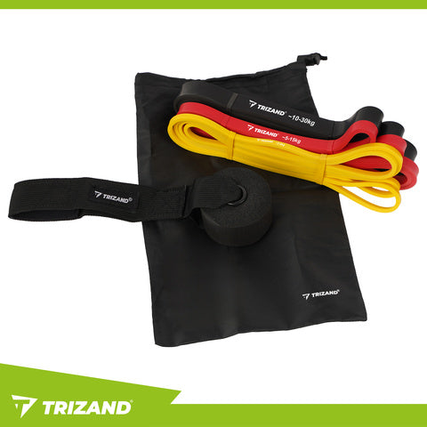 Sæt med træningselastikker - 3 stk. til effektiv træning