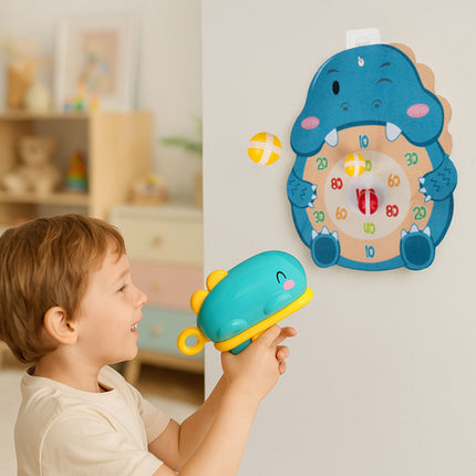 Shooting Dinosaur Spil med Ergonomisk Pistol og Målskjold