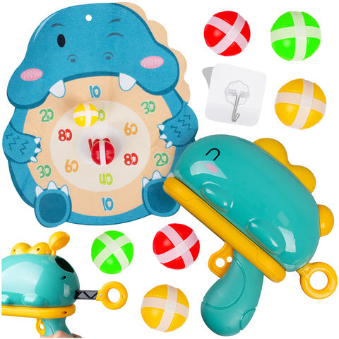 Shooting Dinosaur Spil med Ergonomisk Pistol og Målskjold