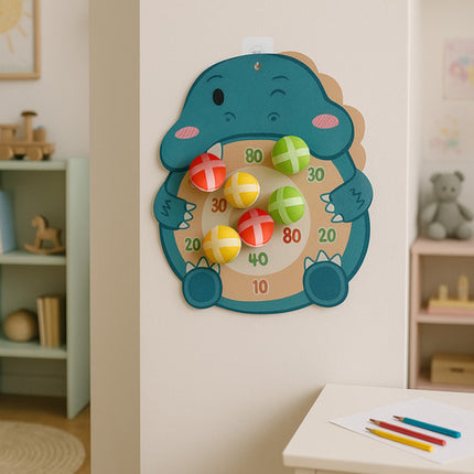 Shooting Dinosaur Spil med Ergonomisk Pistol og Målskjold