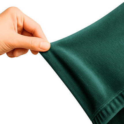 Elegant sofa cover i fløjl til hjørnesofa 190-230 cm