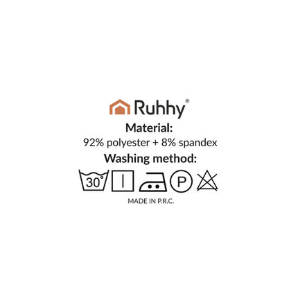 Elegant sofa cover i fløjl til hjørnesofa 190-230 cm