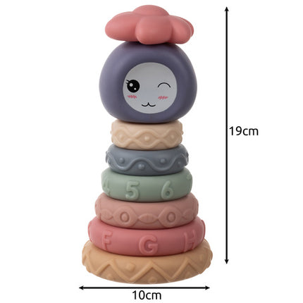 Bløde sanseklodser til børn - 8 stk. i farverigt design