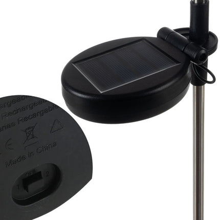 Solcellehavelampe med dandelion design og automatisk sensor