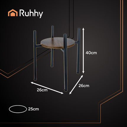 Stilren blomsterstander i loft-stil med stabil konstruktion