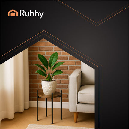 Stilren blomsterstander i loft-stil med stabil konstruktion