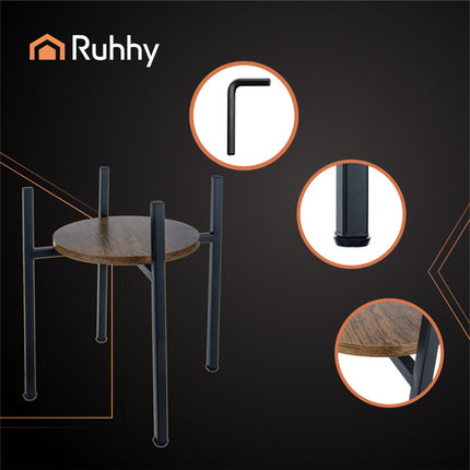 Stilren blomsterstander i loft-stil med stabil konstruktion