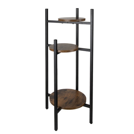 Metal blomsterstander 80 cm med 3 niveauer og stabil konstruktion