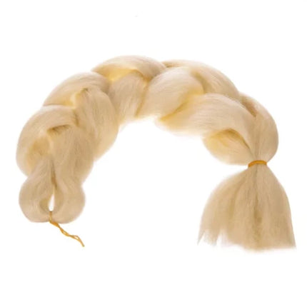 Syntetisk Hårfletning - Lys Blond 60 cm – Let og Komfortabel