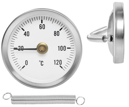 Bimetallisk Termometer til Rør – Præcis Temperaturmåling i Stål