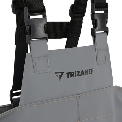 Fiskewaders i PVC med justerbare seler - størrelse 43