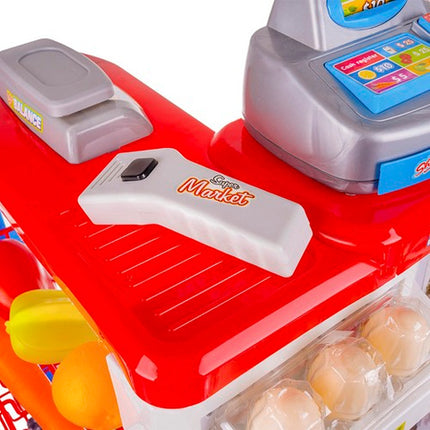 Stort Legetøjs Supermarked med Barnevogn og Tilbehør – Sjov for Børn