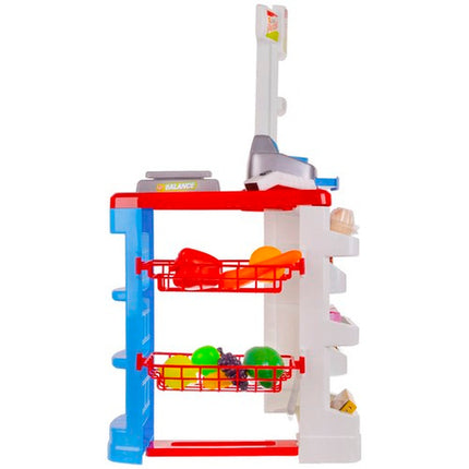 Stort Legetøjs Supermarked med Barnevogn og Tilbehør – Sjov for Børn