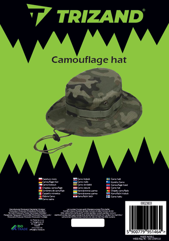 Trendy camouflage hat med justerbar pasform og ventilation