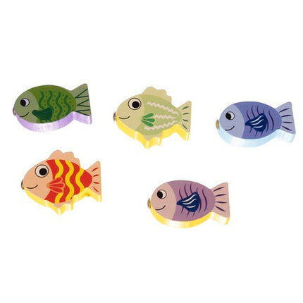 SHAPE SORTER + FISHING GAME – Lær og Leg med Farverige Trælegetøj