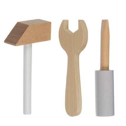 3-i-1 Træværksted med Værktøj til Børn – Perfekt Gaveidé til Små DIY Entusiaster