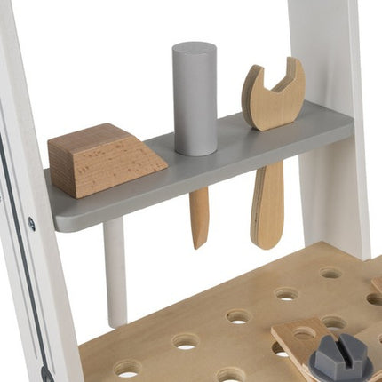 3-i-1 Træværksted med Værktøj til Børn – Perfekt Gaveidé til Små DIY Entusiaster