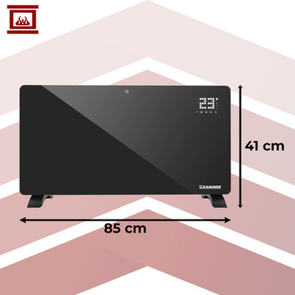 Zelva elektrisk glasvarmer med WiFi kontrol og fjernbetjening