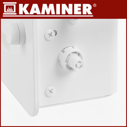 Elegant elektrisk glasradiator med WiFi kontrol og effektiv varme