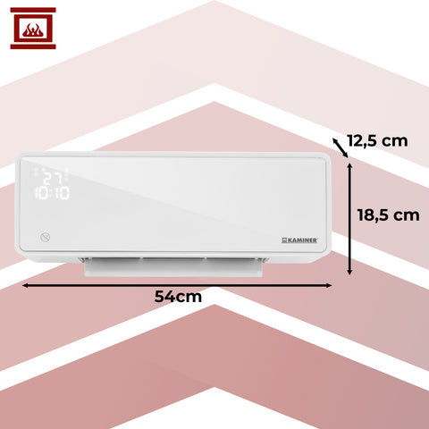 Zelvion Air Curtain Varmeblæser med WiFi og Fjernbetjening