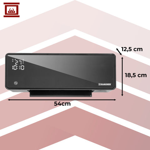 Zelvion Air Curtain Varmeblæser med WiFi og Fjernbetjening