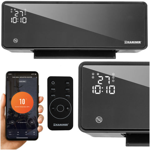 Zelvion Air Curtain Varmeblæser med WiFi og Fjernbetjening