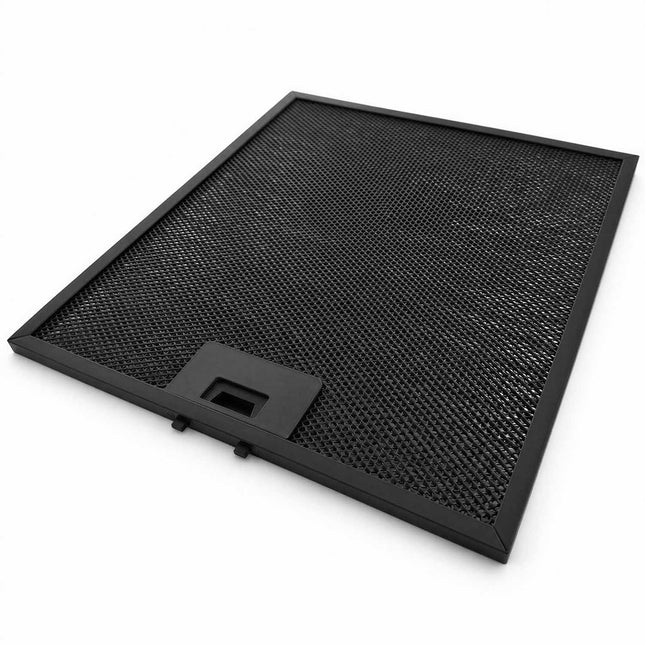 Fedtfilter af aluminium til emhætte, 4 lag, 32 x 22,8 cm – 1 stk. – sort, til 50 cm-emhætter