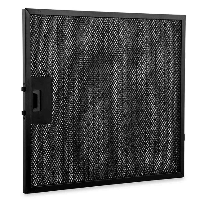 Fedtfilter af aluminium til emhætte, 4 lag, 32 x 27,7 cm – 1 stk. – sort, til 60 cm-emhætter