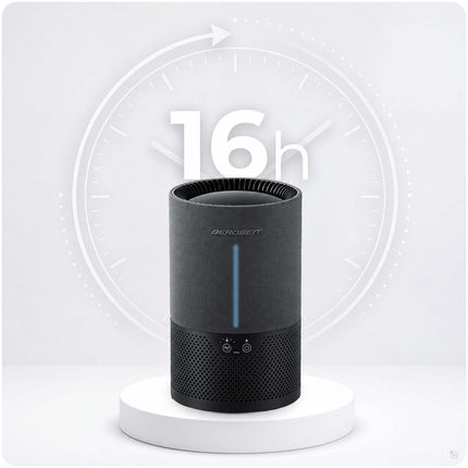 Fordampningsluftfugter 5 l, 350 ml/t til rum op til 35 m² med automatik og nattilstand – sort