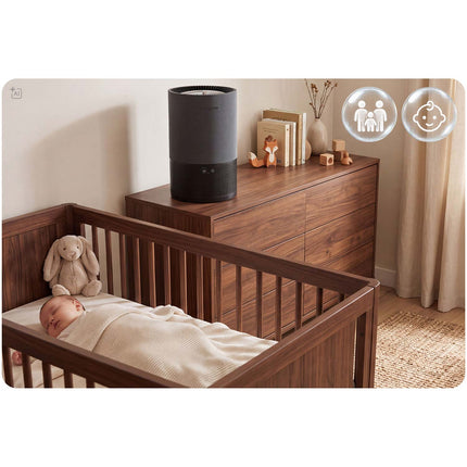 Fordampningsluftfugter 5 l, 350 ml/t til rum op til 35 m² med automatik og nattilstand – sort