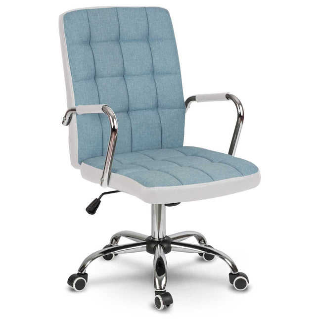 Kontorstol med ergonomisk design og justerbar højde til hjemmekontor og kontorbrug
