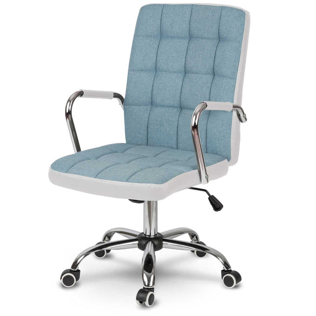 Kontorstol med ergonomisk design og justerbar højde til hjemmekontor og kontorbrug