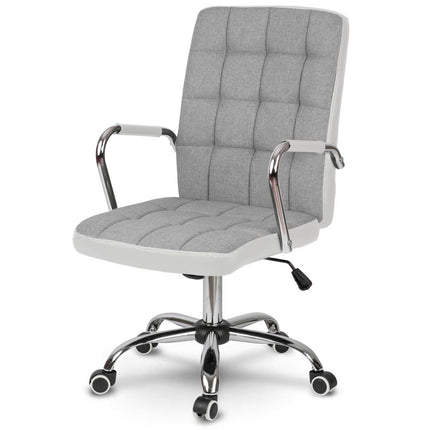 Kontorstol med ergonomisk design og justerbar højde til hjemmekontor og kontorbrug