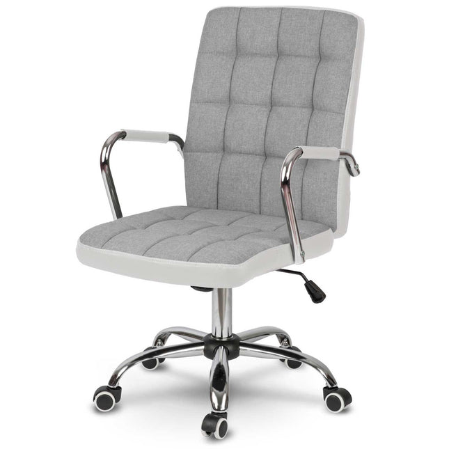 Kontorstol med ergonomisk design og justerbar højde til hjemmekontor og kontorbrug