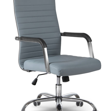 Moderne ergonomisk kontorstol med drejefunktion og stilfuldt design til hjemmekontoret