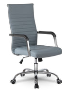 Moderne ergonomisk kontorstol med drejefunktion og stilfuldt design til hjemmekontoret
