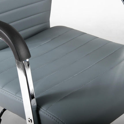 Moderne ergonomisk kontorstol med drejefunktion og stilfuldt design til hjemmekontoret