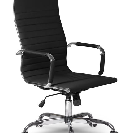 Designer kontorstol med ergonomisk støtte og moderne design - perfekt til hjemmekontoret