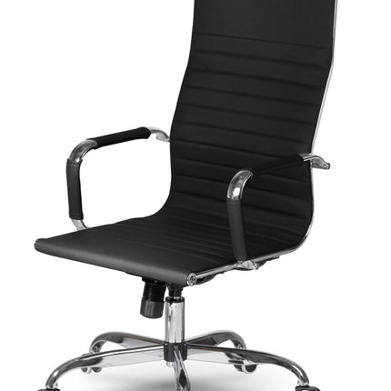 Designer kontorstol med ergonomisk støtte og moderne design - perfekt til hjemmekontoret