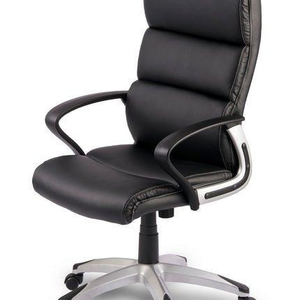 Komfortabel og stilfuld drejestol i øko-læder til kontoret med ergonomisk design og justerbare funktioner